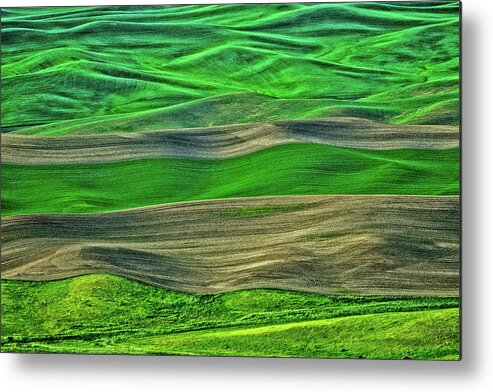 Palouse Metal Print featuring the photograph Palouse Textures by Ed Broberg