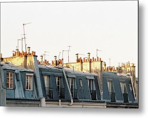 Rooftops Metal Print featuring the photograph Paris Rooftops by Frank DiMarco
