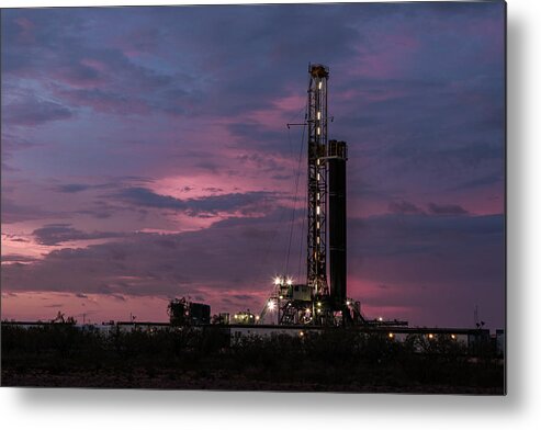 Driller Metal Print featuring the photograph Pastel Skys by Jonas Wingfield