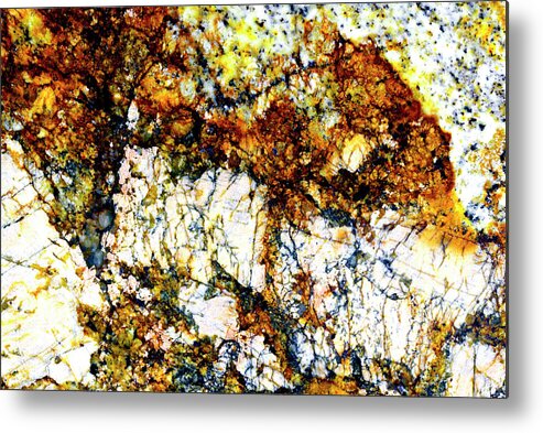 D5-a-0210 Metal Print featuring the photograph Patterns in Stone - 210 by Paul W Faust - Impressions of Light