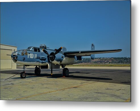 North American Pbj-ij Mitchell Metal Print featuring the photograph PBJ-IJ Mitchell USMC by Tommy Anderson