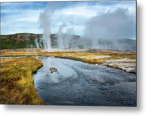 Yellowstone Metal Print featuring the photograph Peaceful River by Scott Read