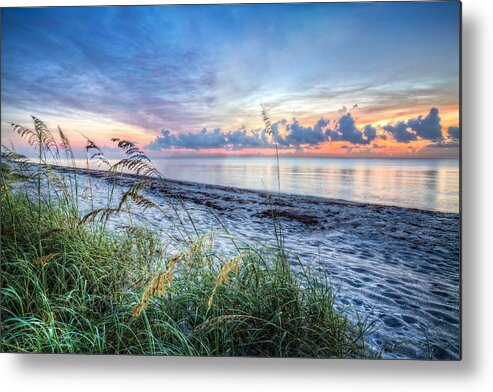 Clouds Metal Print featuring the photograph Peaceful Seas by Debra and Dave Vanderlaan