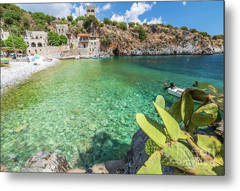 Greece Metal Print featuring the photograph Peloponnese Harbour by Benny Marty