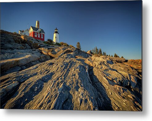 Pemaquid Point Lighthouse Metal Print featuring the photograph Pemaquid Point by Rick Berk