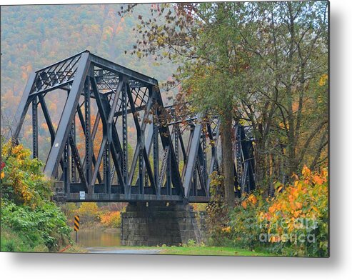 Bridges Metal Print featuring the photograph Pennsylvania Bridge by Cindy Manero
