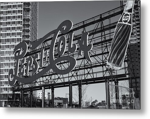 Clarence Holmes Metal Print featuring the photograph Pepsi-Cola Sign II by Clarence Holmes