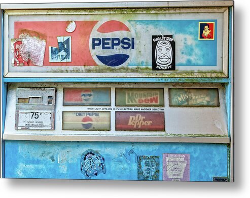 Arkansas Metal Print featuring the photograph Pepsi Machine by Jim Shackett