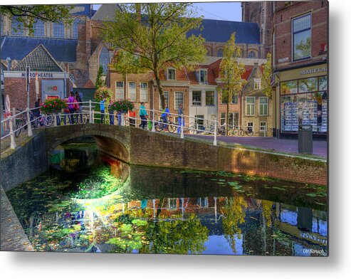 Holland Metal Print featuring the photograph Picturesque Delft by Uri Baruch