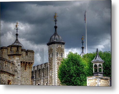 Tower Of London Metal Print featuring the photograph Pieces of the Tower by Karen McKenzie McAdoo