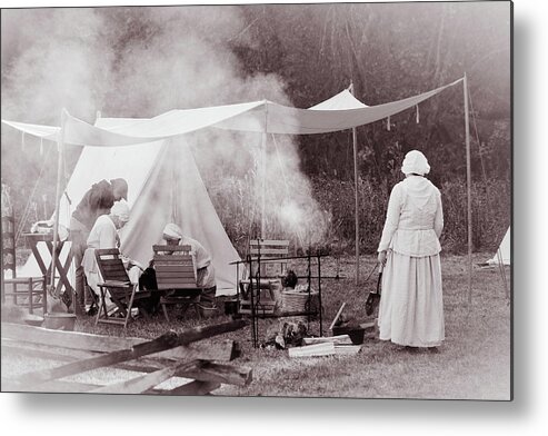 Pioneers Metal Print featuring the photograph Pioneer Camp by Rich S