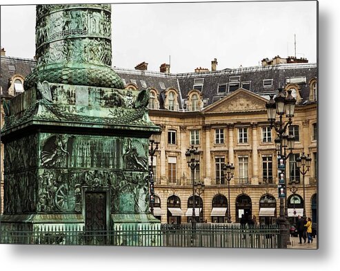 Vendome Metal Print featuring the photograph Place Vendome - 2 by Hany J