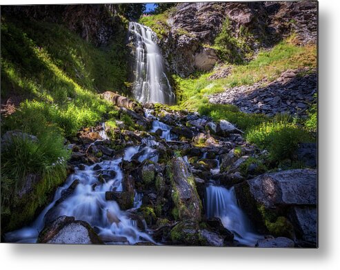 Water Metal Print featuring the photograph Plaikni Falls by Cat Connor