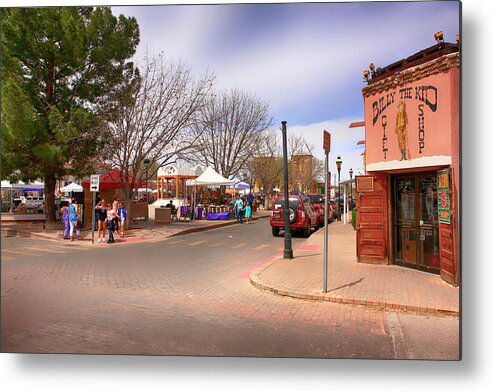 People Metal Print featuring the photograph Plaza de Mesilla by Chris Smith