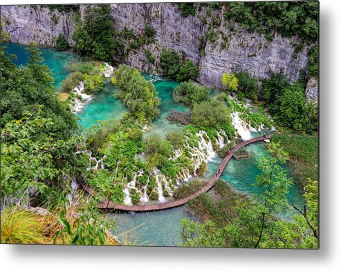 Mark Whitt Metal Print featuring the photograph Plitvice Lakes National Park by Mark Whitt