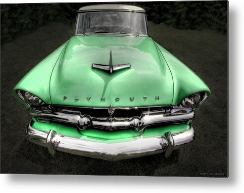 Transportation Metal Print featuring the photograph Plymouth by Jerry Golab