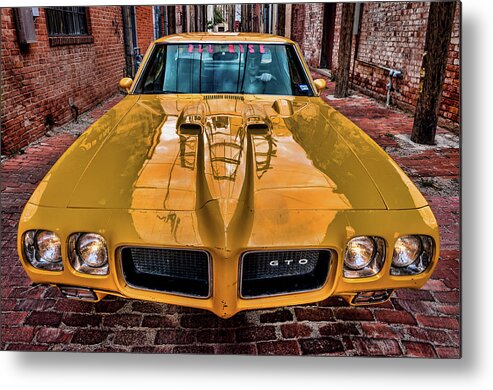 Pontiac Metal Print featuring the photograph Pontiac GTO - The Judge by Adam Reinhart