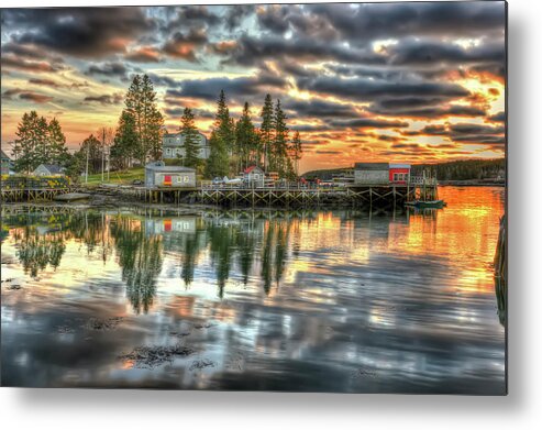 Landscape Metal Print featuring the photograph Port Clyde Majesty by Jeff Cooper