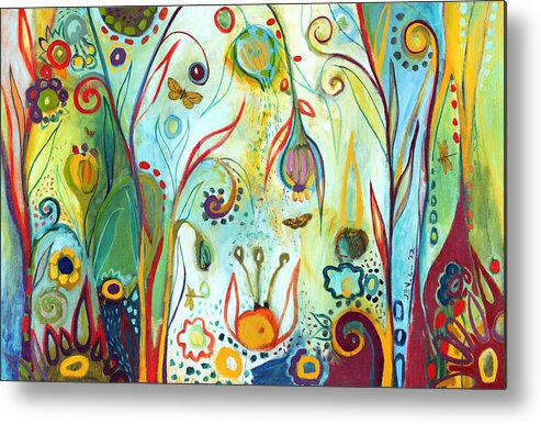 Garden Metal Print featuring the painting Possibilities by Jennifer Lommers