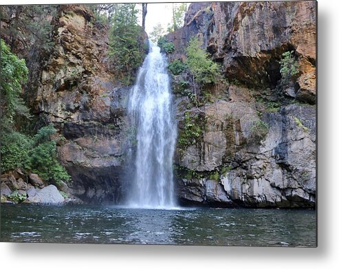 Potem Falls Metal Print featuring the photograph Potem Falls by Maria Jansson