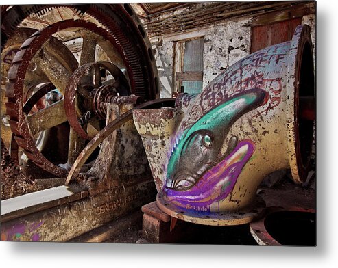 Claw Metal Print featuring the photograph Power graffiti by Hans Franchesco