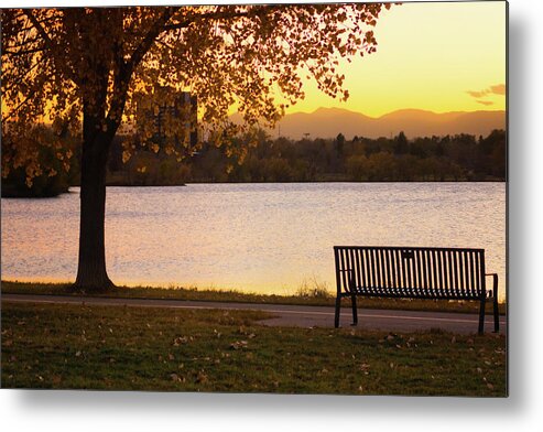 Front Range Metal Print featuring the photograph Pull Up A Seat by John De Bord