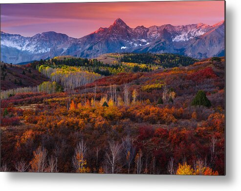 Dallas Divide Metal Print featuring the photograph Purple Mountains Majesty by Tim Reaves