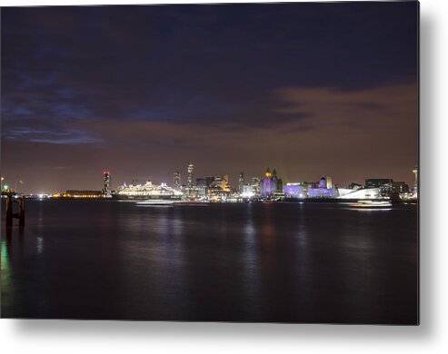 Cunard Metal Print featuring the photograph Queen Mary 2 by Spikey Mouse Photography