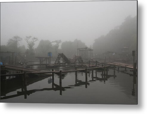 Morning Metal Print featuring the photograph Quiet Fog by Masami Iida