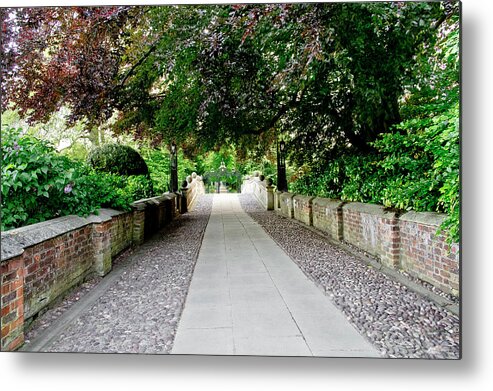 Clare College Metal Print featuring the photograph Quiet passage. by Elena Perelman