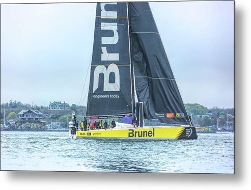 Ocean Metal Print featuring the photograph Racing down the bay by JBK Photo Art