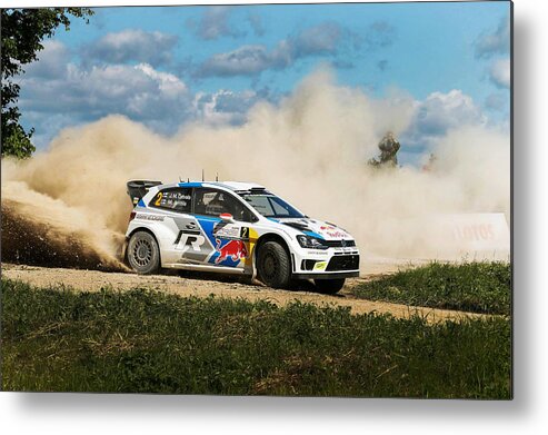 Rallying Metal Print featuring the digital art Rallying by Super Lovely
