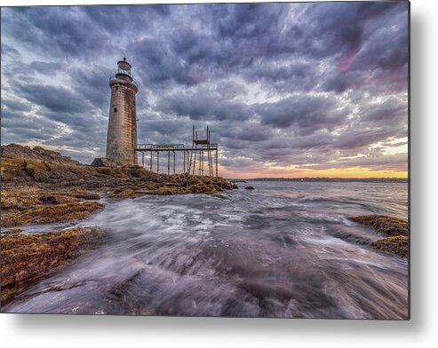 Maine Metal Print featuring the photograph Ram Island Ledges by Colin Chase