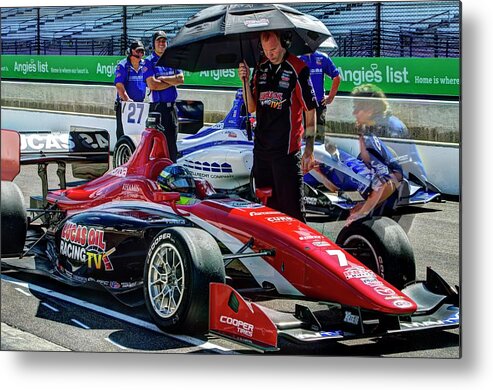 Rc Enerson Metal Print featuring the photograph RC Enerson on the Grid by Josh Williams