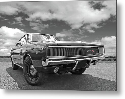 Dodge Charger Metal Print featuring the photograph Ready For The Challenge - Dodge Charger RT 1968 by Gill Billington