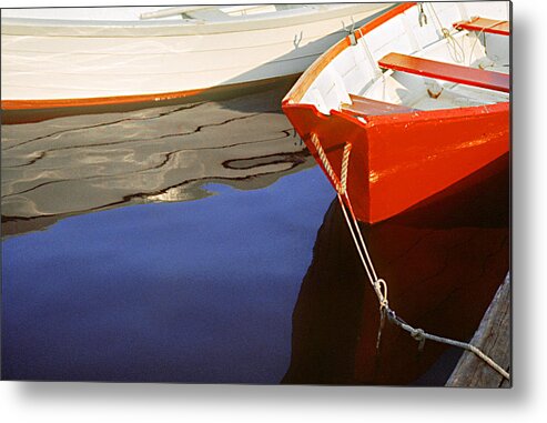 Dory Metal Print featuring the photograph Red Dory Photo by Peter J Sucy