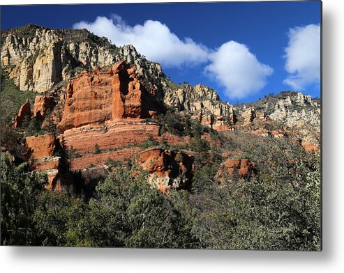 Red Metal Print featuring the photograph Red Rock Loop Sedona 7 by Mary Bedy