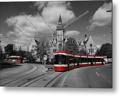 Streetcar Metal Print featuring the photograph Red Rocket 43c by Andrew Fare