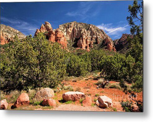 Arizona Metal Print featuring the photograph Red Rocks Of Sedona 7 by Timothy Hacker