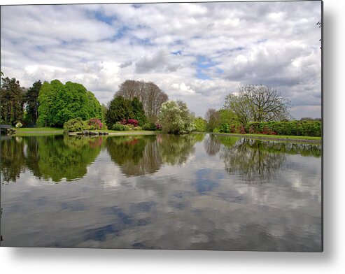 Belgium Metal Print featuring the photograph Reflection by Ingrid Dendievel