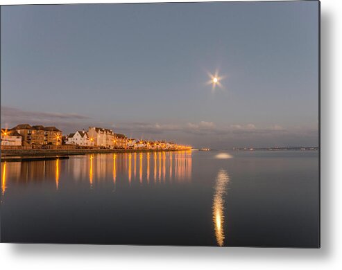 Beach Metal Print featuring the photograph Reflections of a Moonbeam by Spikey Mouse Photography