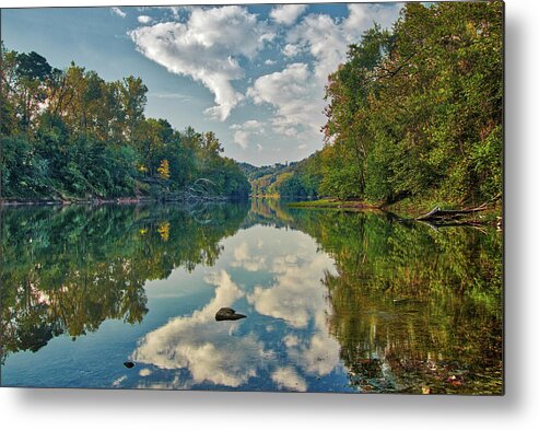 Missouri Metal Print featuring the photograph Reflections on the Meramec by Harold Rau