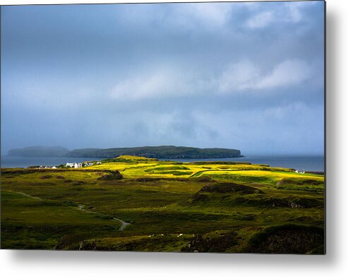 Scotland Metal Print featuring the photograph Remote Village in Scotland by Andreas Berthold