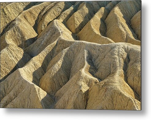 Death Valley National Park Metal Print featuring the photograph Ridges of Light by Leda Robertson