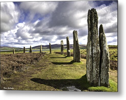 Ring Of Brodgar Metal Print featuring the photograph Ring of Brodgar by Fran Gallogly
