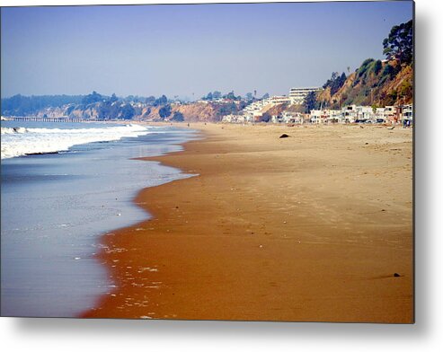 Aptos Metal Print featuring the photograph Rio Del Mar Beach Aptos by Joyce Dickens