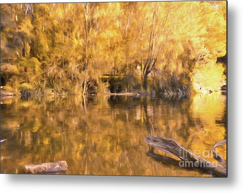River Of Fire Metal Print featuring the photograph River of Fire by Kaye Menner by Kaye Menner
