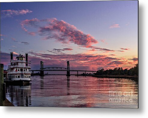 Wilmington Metal Print featuring the photograph Cape Fear Riverboat by DJA Images