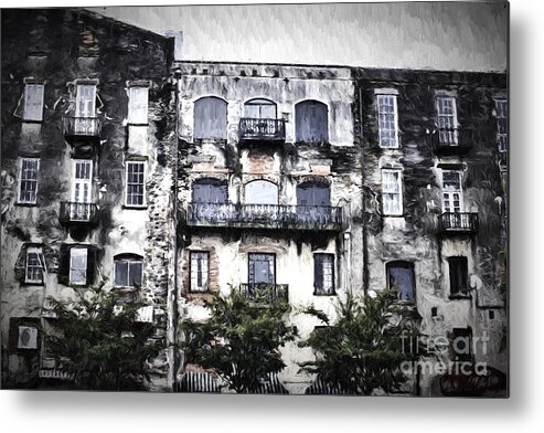 Savannah Metal Print featuring the photograph Riverview by Judy Wolinsky