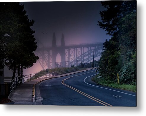 Road Metal Print featuring the photograph Road Home by Bill Posner
